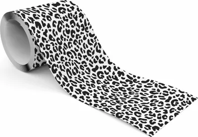 Produktbild von Muralo Selbstklebende Bordüre Tapetenbordüre Leopardenmuster Wandtattoo für Wände Möbel