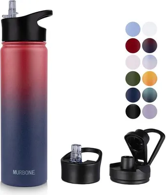 Produktbild von Edelstahl-Trinkflasche 750ml, BPA-frei, vakuumisoliert, für Sport