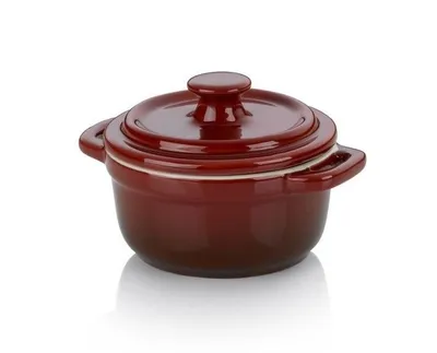 Obrázok produktu pre Kela Malin, Zapekacia miska na casserole, Kolo, Keramický, Červená, 1 kusov, 10 cm