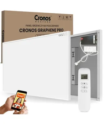 Zdjęcie produktu dla Panel grzewczy IR CRONOS Graphene PRO CGP-1100TWP White