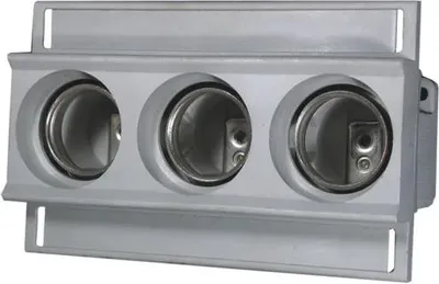 Imagen del producto de EZN 63A/3: Portafusibles para carril TH35