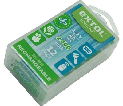 Image de Pile rechargeable, AA (HR6), 1,2V, 2400mAh