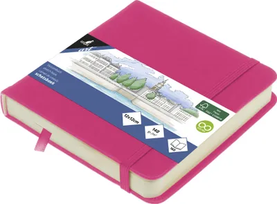 Obrázek produktu pro kangaro K-861250 kangaro skicák, 80 listů, 120 x 120 mm, horká růžová