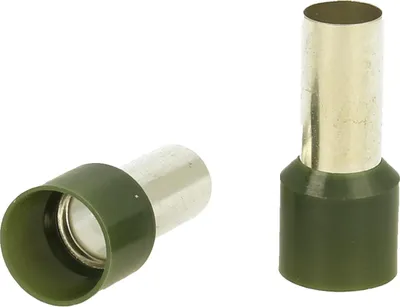 Image de Embouts DIN 46228 partie 4 isolés, taille N, code couleur WE section 50 mm² olive - 1 pièce