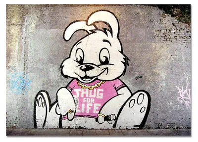 Image de Giallobus -  - Banksy - 140L x 100l cm - Tableau - Verre acrylique
