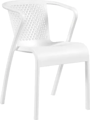 Image de Fauteuil de terrasse en POLYPROPYLENE Blanc pour Exterieur