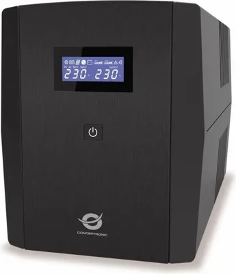 Immagine prodotto di Conceptronic ZEUS08E 1500VA 900W USV - IEC - Line-Interaktiv - 1,5 kVA - 900 W - Sine - 220 V - 240 V