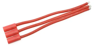 Immagine prodotto di Connettore placcato in oro da 3,5 mm, connettore maschio a 3 pin, con cavo da 14 AWG e lunghezza di 10 cm