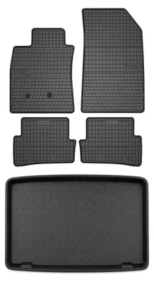 Obrázek produktu pro Gumové autokoberce SolidPRO + vana kufru pro: Renault Clio III 2005-2012 5 ks