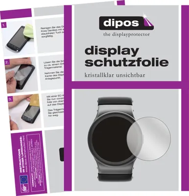 Produktbild von 5x Schutzfolie für 54 mm Durchmesser Uhr Display Folie klar Displayschutzfolie