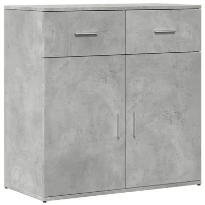 Obrázek produktu pro Příborník betonově šedý 79 x 38 x 80 cm kompozitní dřevo