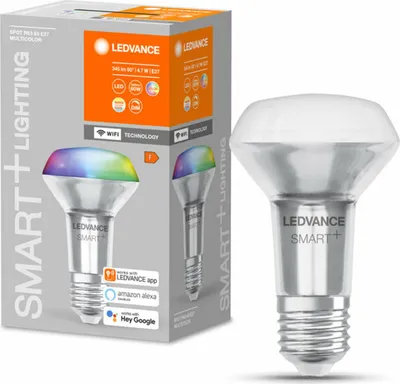 Produktbild von LEDVANCE Smart+ Spot Concentra Multicolor, Intelligentes Leuchtmittel, Integrierte LED, E27, 2700 K, 6500 K, 345 lm