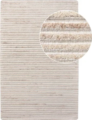 Produktbild von QUVIO Teppich - Teppiche - Teppich 200 x 300 -Wollteppich - Teppich Wolle - Teppich 200x300 - Teppich Rechteck - Teppich off white - Teppich rechteckig - 200x300 cm - Wolle - Elfenbein