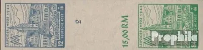 Produktbild von Briefmarken Sowjetische Zone (All.Bes.) 1946 Mi SZd8B Y b postfrisch Leipziger Messe