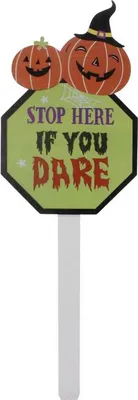 Produktbild von Halloween Stopschild - Holz - ca. 59x19x0,8 cm