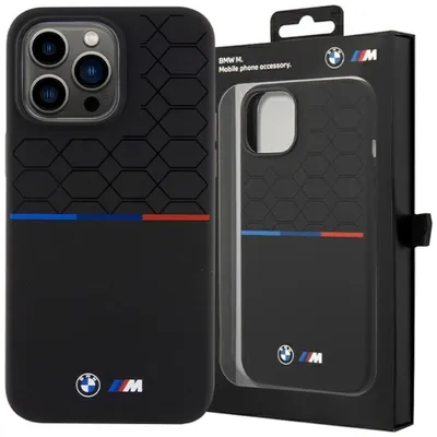 Produktbild von Etui Bmw M Silikon Muster Magsafe Na Iphone 15 Pro Max - Czarne