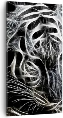 Produktbild von Bild auf Leinwand - Leinwandbild - Abstraktion modern - 55x100cm - Wand Bild - Wanddeko - Leinwanddruck - Bilder - Kunstdruck - Wanddekoration - Leinwand bilder - Wandkunst - PA55x100-3561