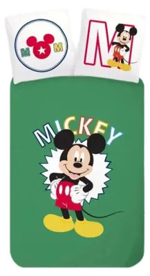 Obrázek produktu pro Dětské povlečení Disney Mickey Letters 100×135 cm, 40×60cm