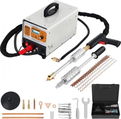 Produktbild von 3 kW Punktlasmaschine und Dellenzieher Set – Auto Karosserie Reparatur – Zuignap und Zubehör