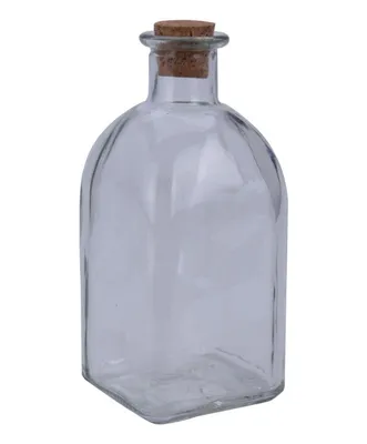 Produktbild von EXCELLENT HOUSEWARE Glasflasche mit Korken 280 ml RETRO