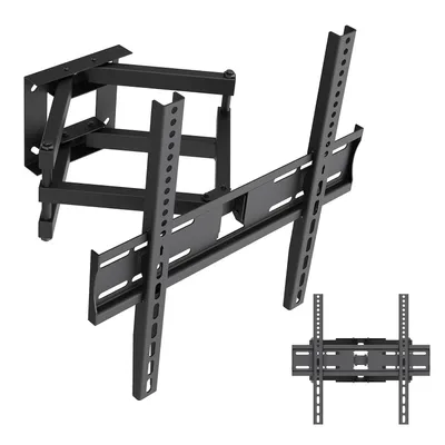 Obrázek produktu pro Držák na televizor Maclean, maximální VESA 400x400, pro televize 32–70", nosnost až 40 kg, černý. Možnost nastavení sklonu od +12° do -12°