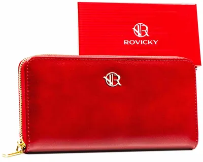 Zdjęcie produktu dla Portfel piórnik damski ze skóry ekologicznej Rovicky