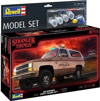 Productafbeelding van Revell modelbouwsset Chevrolet K5 Blazer 1985: Stranger Things, geschikt voor kinderen vanaf 12 jaar, meerkleurig