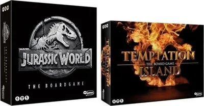 Productafbeelding van Spelletjesset - 2 stuks - Dinosaurussenwereld & Het eiland van de verleiding