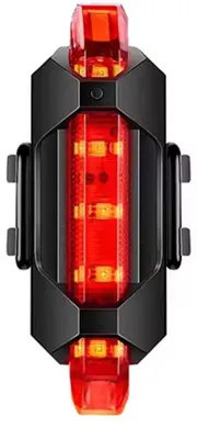 Zdjęcie produktu dla Reflektor tylny do roweru – lampka rowerowa – ładowana przez USB – tylna lampka rowerowa – oświetlenie rowerowe – tylny reflektor – wodoodporna – czerwone światło – CHPN