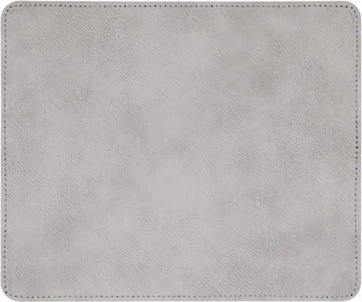 Obrázok produktu pre Kožená podložka pod myš pre notebook 24x20x0,3cm sivá - vodotesná a protišmyková