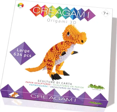 Produktbild von Creagami Origami 3D T-Rex 634 Teile