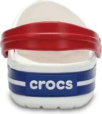Produktbild von CROCS - ZNÍŽENÉ - Clogs CROCBAND - white blue jean, Veľkosť:41/42 EU