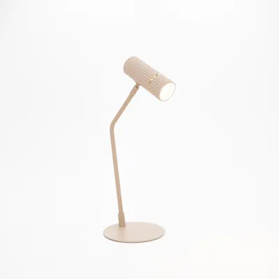Zdjęcie produktu dla Lampa stołowa Eglo 901154 CAMINIA GU10 5 W kolor piaskowy/mosiądz