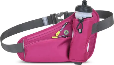 Produktbild von Trinkgürtel für Laufwasserflaschen mit Flaschenhalter, Hüfttasche zum Wandern und Spazierengehen