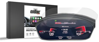 Produktbild von Keramische Autodisplayfolie für Audi Q5 FY Virtual Cockpit Plus 12,3" (2020-...), Grizz Protector