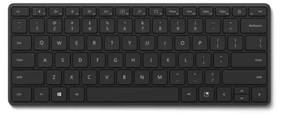 Produktbild von Microsoft Designer Compact Tastatur Bluetooth QWERTZ Deutsch Schwarz
