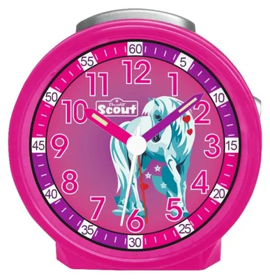 Produktbild von Scout Kinder Wecker 280001059 FRIENDS Pferd pink