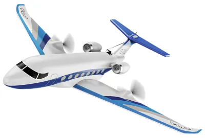 Produktbild von RC-Segelflugzeug, ferngesteuertes Flugzeug aus EPP-Schaumstoff mit 2,4-GHz-Fernsteuerung und Gyroskop für Anfänger und Erwachsene