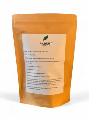 Produktbild von Filbert Zeolithpulver 1000g Zeolith Pulver 100% Naturprodukt hoher Klinoptilolit,  Naturrein in – Extra fein gemahlen, Reines & naturbelassenes Vulkan