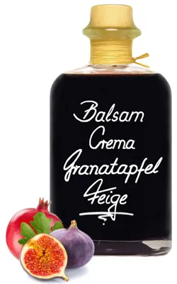 Produktbild von Balsamico Creme Granatapfel Feige 1L - Sehr fruchtig & dickflüssig 3% Säure Balsam Crema Grenadine