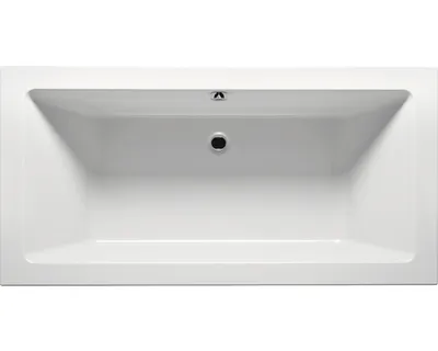 Produktbild von RIHO Lugo Rechteck-Badewanne, Einbau, 2-Sitzer, weiß glänzend, B133001005