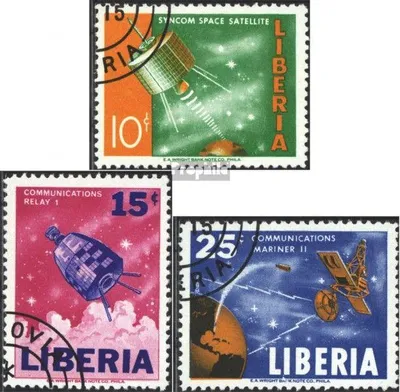 Produktbild von Briefmarken Liberia 1964 Mi 619A-621A (kompl.Ausg.) gestempelt Erforschung des Weltraumes