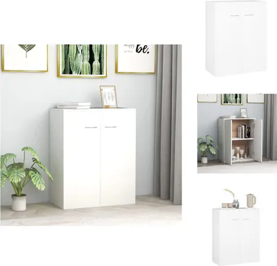 Obrázek produktu pro vidaXL Příborník bílý 60x30x75 cm materiál na bázi dřeva - Příborníky
