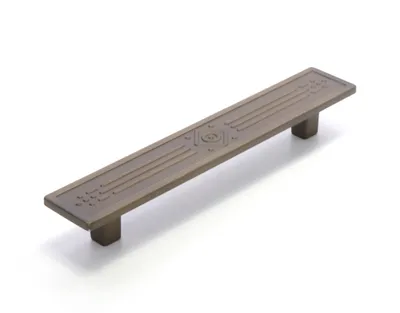 Obrázok produktu pre Rujzdesign nábytková úchytka 516.30 C - povrch: mosadz patina, rozteč: 128 mm