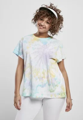 Immagine prodotto di Urban Classics - Donna Tie Dye Boyfriend Tee Pastello - XL