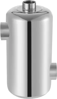 Productafbeelding van Warmtewisselaar voor zwembaden, roestvrij staal, zwembadverwarming, 28 kW, 28kBtu/h, omgekeerde in- en uitlaat, 292 x 134 mm
