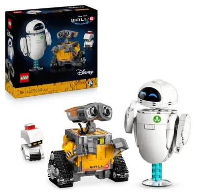 Immagine prodotto di LEGO | Disney and Pixar 43279 WALL-E and EVE - DIY Building Set for Adults - Gift