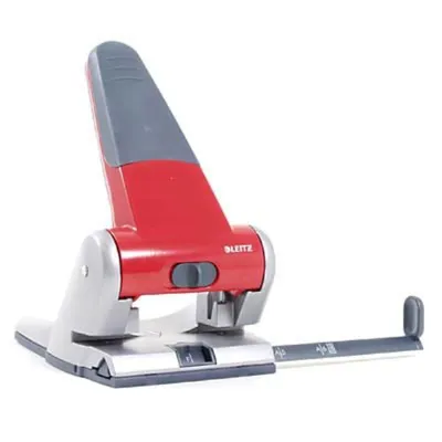 Immagine prodotto di Esselte Leitz Heavy Duty Hole Punch 5180 - 65 fogli - rosso - 8 cm - 1 kg - 220 x 100 x 130 mm