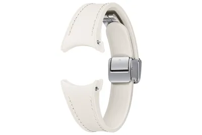 Produktbild von Samsung D-Buckle Hybrid Band (Slim, S/M) für Watch, Cream