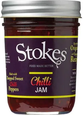 Produktbild von Stokes Chilli Jam Brotaufstrich mit Chilli und Paprika 250g